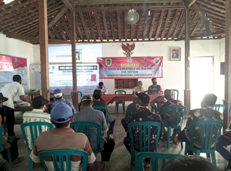 Sosialisasi Pemutakhiran Data IDM Berbasis SDGs Desa di Desa Tumpukan Kecamatan Karangdowo