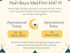 PENGUMUMAN CUTI BERSAMA HARI RAYA IDUL FITRI 1447 H / 2026 M