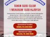 TAHUN BARU ISLAM 1 MUHARRAM 1448 H SEBAGAI HARI LIBUR NASIONAL,  TRADISI DAN SEJARAH