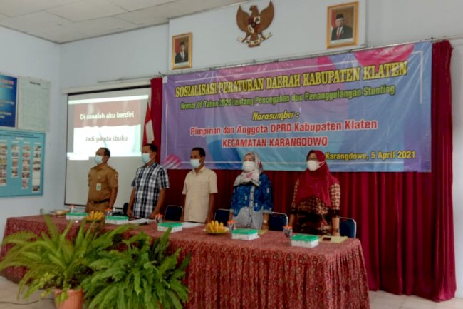 Sosialisasi Peraturan Daerah Kabupaten Klaten Nomor 6 Tahun 2020 tentang Pencegahan dan Penanggulangan Stunting