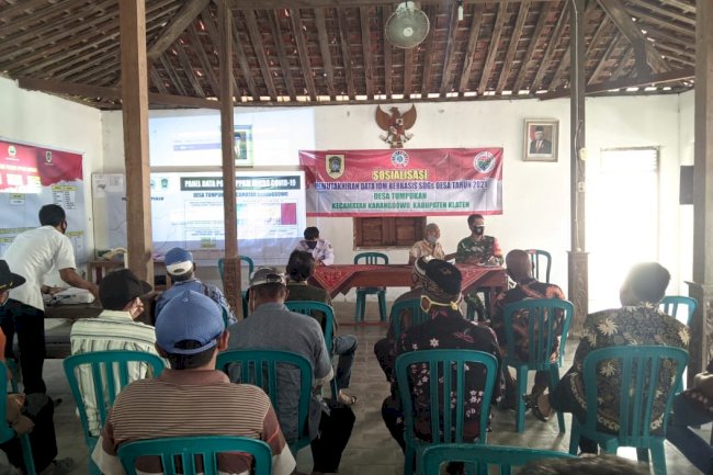 Sosialisasi Pemutakhiran Data IDM Berbasis SDGs Desa di Desa Tumpukan Kecamatan Karangdowo