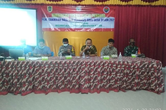 Bimtek Pemutakhiran Data IDM Berbasis SDGs Desa Tahun 2021 Desa Karangjoho Kecamatan Karangdowo