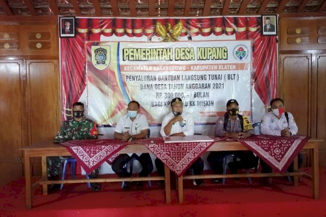 Penyaluran BLT DD Tahap II Tahun 2021 Desa Kupang Kecamatan Karangdowo