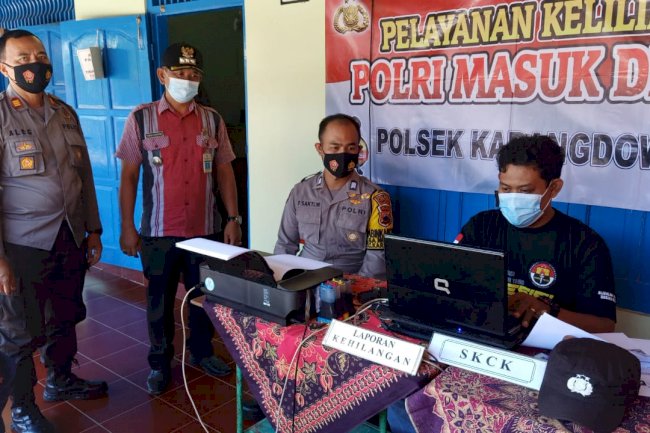 Camat Karangdowo Monitoring Kegiatan Polri Masuk Desa di Desa Karangwungu