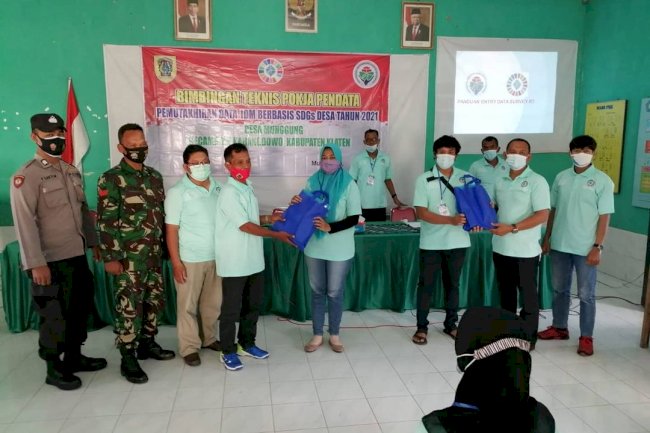 Bimtek Pemutakhiran Data IDM Berbasis SDGs Desa Tahun 2021 Desa Munggung Kecamatan Karangdowo