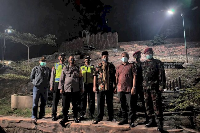 Camat Karangdowo Monitoring Kegiatan Jurit Malam Kokam di Gunungwijil, Desa Kupang, Kec. Karangdowo
