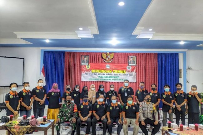 Bimtek Pemutakhiran Data IDM Berbasis SDGs Desa Tahun 2021 Desa Karangtdowo Kecamatan Karangdowo
