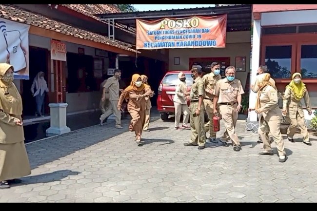 Peringati Hari Simulasi Kesiapsiagaan Bencana, Pemerintah Kec. Karangdowo Gelar Simulasi Kesiapsiagaan Bencana