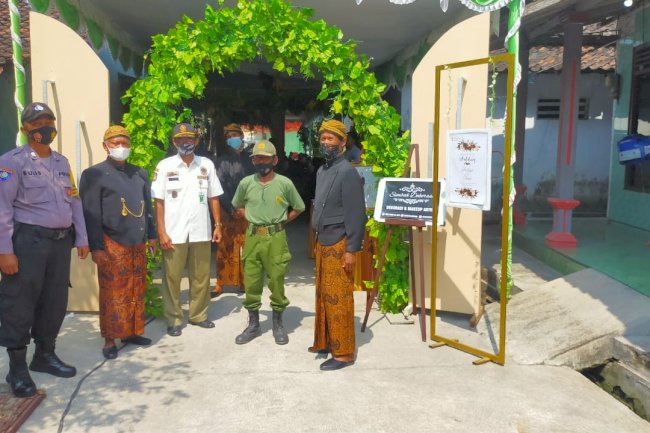 Satgas Covid-19 Kecamatan Karangdowo Melaksanakan Pemantauan Kegiatan Hajatan di Desa Bakungan, Kecamatan Karangdowo