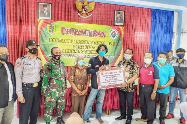 Penyaluran BLT DD Tahap III Tahun 2021 Desa Karangdowo Kecamatan Karangdowo