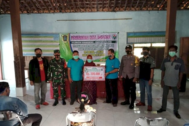 Penyaluran BLT DD Tahap III Tahun 2021 Desa Babadan Kecamatan Karangdowo