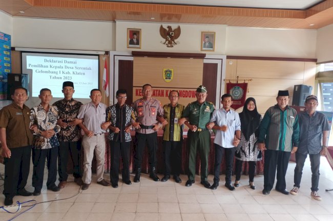 Deklarasi Damai Pemilihan Kepala Desa Serentak