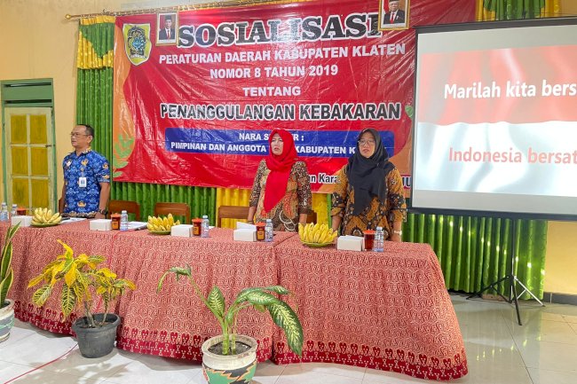 Sosialisasi Peraturan Daerah Tentang Penanggulangan Kebakaran