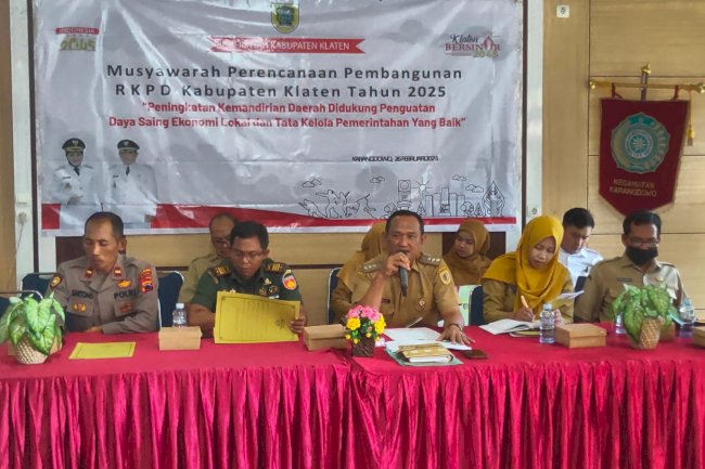 Musyawarah Perencanaan  Pembangunan Tahun 2025 Tingkat Kecamatan Karangdowo