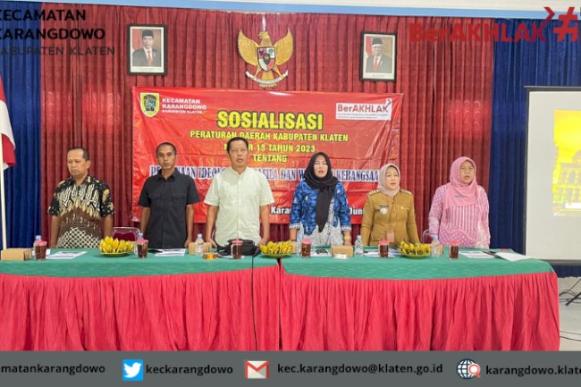 Sosialisasi Pembinaan Ideologi Pancasila dan Wawasan Kebangsaan