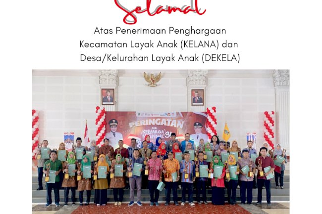 Kecamatan Karangdowo Mendapat Penghargaan Kecamatan Layak Anak