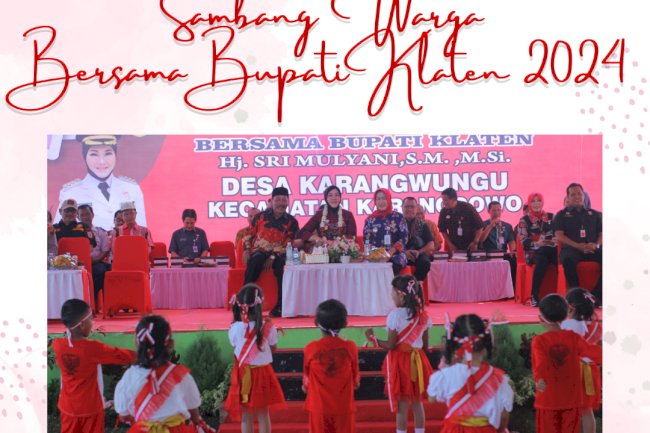 Sambang Warga Bupati Klaten Di Desa Karangwungu Kecamatan Karangdowo