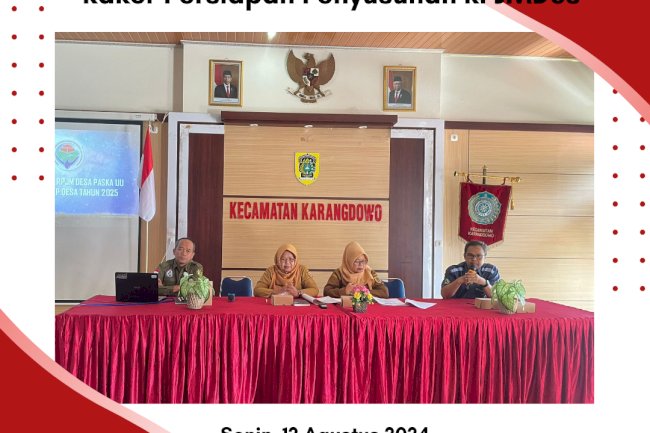 Rapat Koordinasi Persiapan Penyusunan RPJMDes