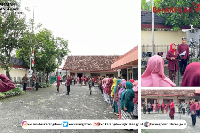 Peringatan Hari Lahir Pancasila Tahun 2025 di Lingkungan Kecamatan Karangdowo