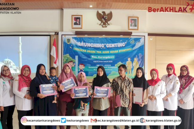 Launching “GENTING” (Gerakan  Orang Tua Asuh Cegah Stunting)