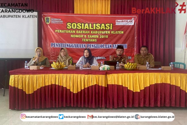 Sosialisasi Peraturan Daerah Kabupaten Klaten No. 6 Tahun 2018 Tentang Penyelenggaraan Pengelolaan Sampah di Wilayah Kecamatan Karangdowo (Desa Demangan, Desa Tumpukan, dan Desa Kupang)