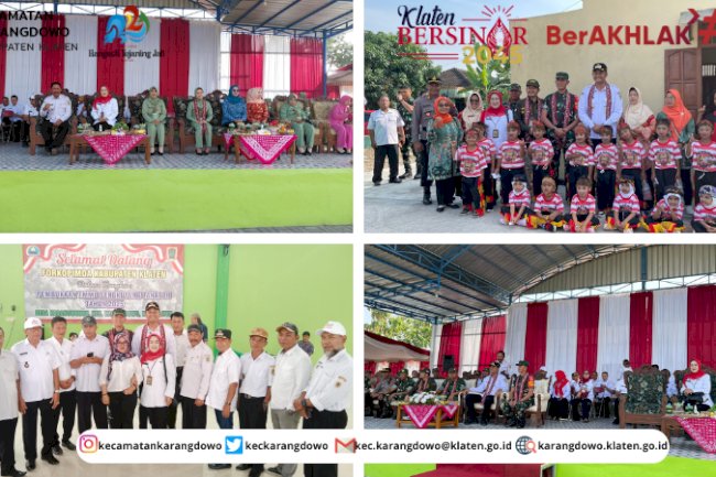 Pembukaan Kegiatan TNI Manunggal Membangun Desa (TMMD) Sengkuyung Tahap 3 di wilayah Kecamatan Karangdowo