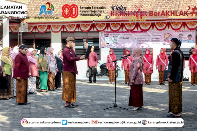 Upacara Memperingati Hari Jadi Kabupaten Klaten Ke-221 Tahun 2025