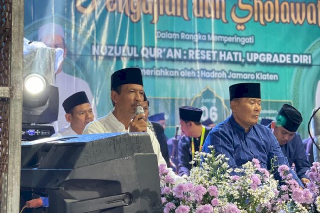 PESAN CAMAT KARANGDOWO PADA TABLIK AKBAR PERINGATAN NUZULUL QUR’AN DI DESA BABADAN