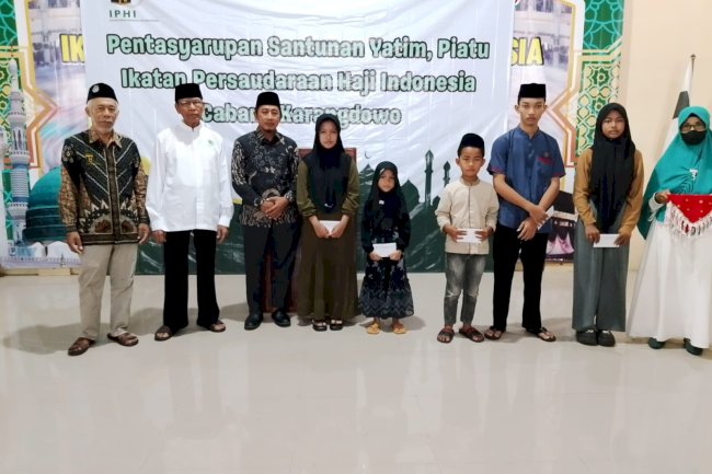 PESAN CAMAT  PADA ACARA PENTASARUFAN SANTUNAN  BAGI ANAK YATIM PIATU DARI IPHI KARANGDOWO
