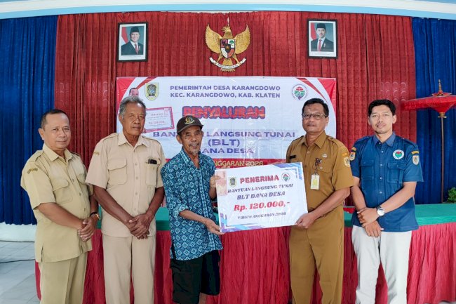 PENYALURAN BLT TRIWULAN PERTAMA TAHUN 2026 DESA KARANGDOWO KLATEN