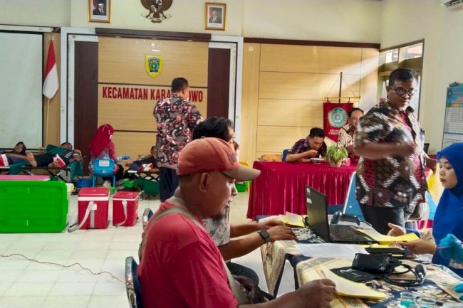 KECAMATAN KARANGDOWO  GELAR DONOR DARAH SECARA RUTIN