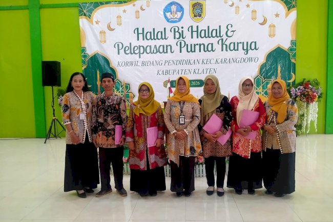 Camat Karangdowo Ajak Tingkatkan Mutu Pendidikan Pada Halal Bihalal Korwil Pendidikan Karangdowo