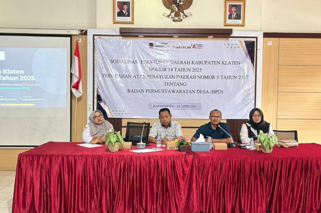 KECAMATAN KARANGDOWO SOSIALISASIKAN PERDA TENTANG BPD KEPADA WARGA DESA KARANGJOHO