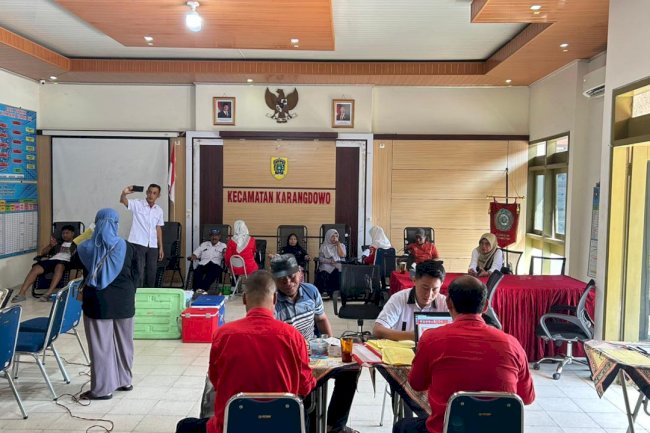 PMI KARANGDOWO SUKSES SELENGGARAKAN KEGIATAN DONOR DARAH