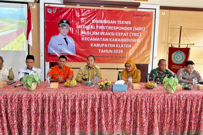 KARANGDOWO ADAKAN PELATIHAN MEDICAL FIRST RESPONDER ( MFR ) BAGI RELAWAN BERSAMA BASARNAS DAN BPBD