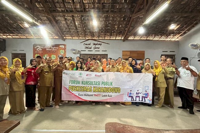 RAPAT KOORDINASI LINTAS SEKTORAL BIDANG KESEHATAN KECAMATAN KARANGDOWO