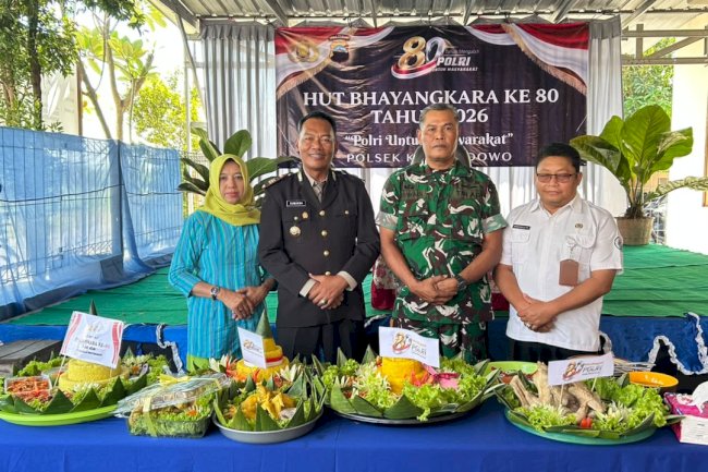 KARANGDOWO SINERGI TIGA PILAR MELAYANI MASYARAKAT DI HARI BHAYANGKARA KE-80 TAHUN 2026