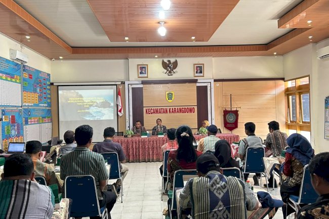 KECAMATAN KARANGDOWO GELAR SOSIALISASI PENGELOLAAN WEBSITE DESA