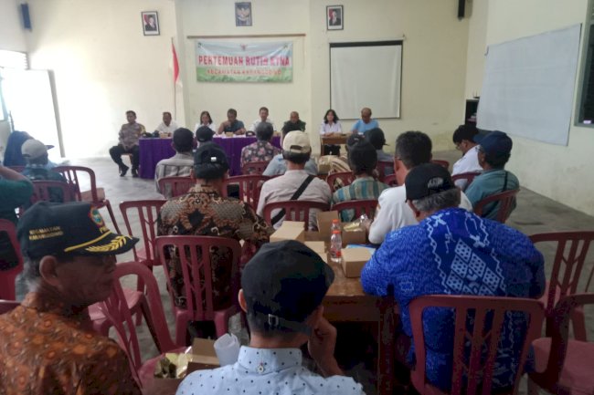 PERTEMUAN RUTIN KTNA KECAMATAN KARANGDOWO SOSIALISASIKAN PM AAS GUNA PENINGKATAN PRODUKTIFITAS PADI