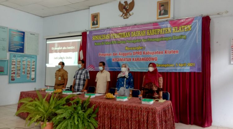Sosialisasi Peraturan Daerah Kabupaten Klaten Nomor 6 Tahun 2020 tentang Pencegahan dan Penanggulangan Stunting