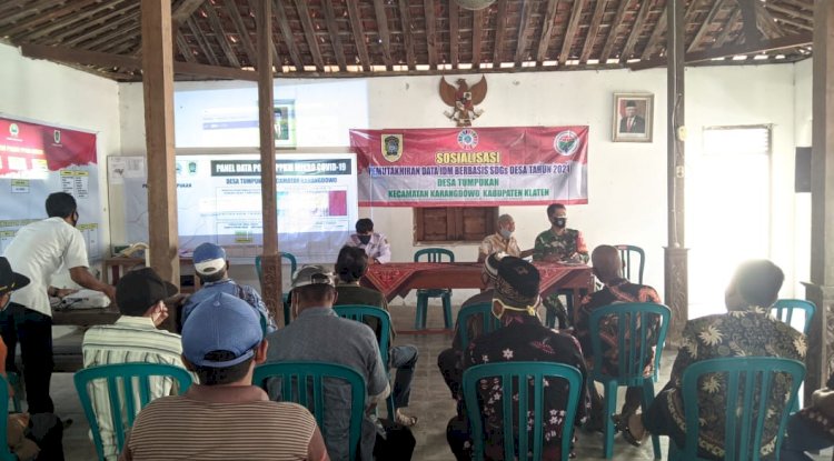 Sosialisasi Pemutakhiran Data IDM Berbasis SDGs Desa di Desa Tumpukan Kecamatan Karangdowo
