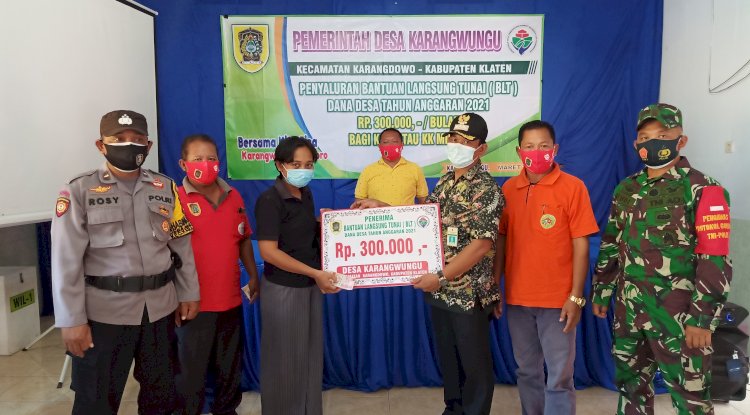 Penyaluran BLT DD Tahap II Tahun 2021 Desa Karangwungu Kecamatan Karangdowo