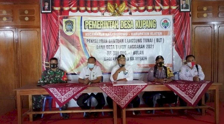 Penyaluran BLT DD Tahap II Tahun 2021 Desa Kupang Kecamatan Karangdowo