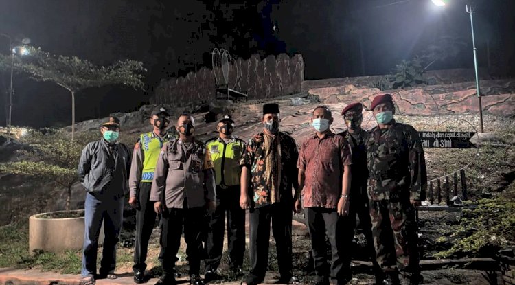 Camat Karangdowo Monitoring Kegiatan Jurit Malam Kokam di Gunungwijil, Desa Kupang, Kec. Karangdowo