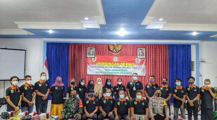 Bimtek Pemutakhiran Data IDM Berbasis SDGs Desa Tahun 2021 Desa Karangtdowo Kecamatan Karangdowo