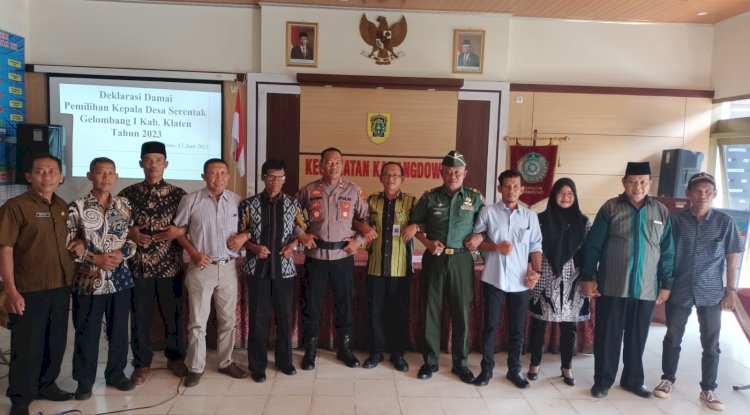 Deklarasi Damai Pemilihan Kepala Desa Serentak