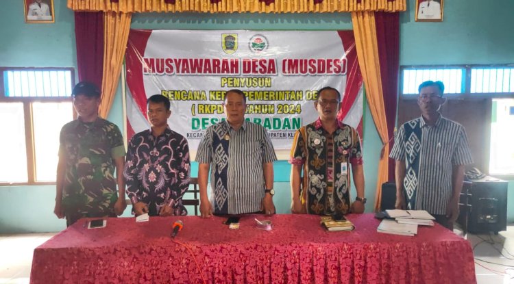 Musyawarah Rencana Pembangunan Desa (Musyawarah RKPDes) Babadan
