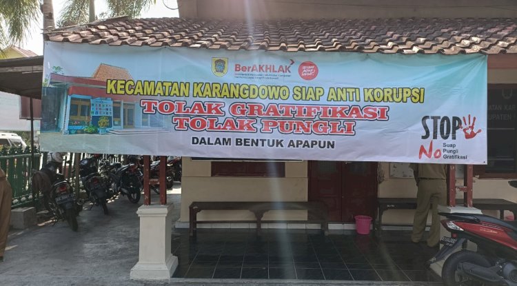 Upaya pencegahan Korupsi di Kecamatan Karangdowo