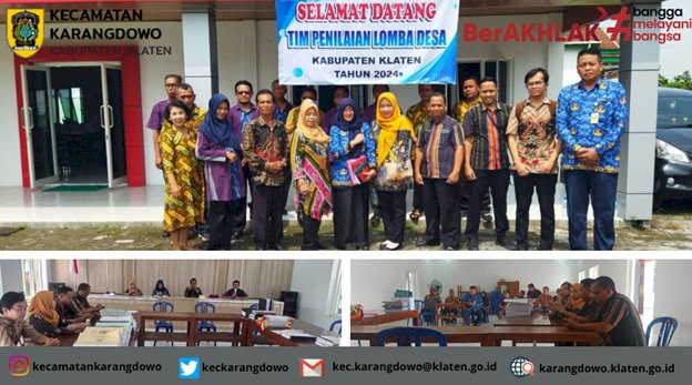 Desa Munggung Kecamatan Karangdowo Masuk Nominasi Penilaian Lomba Administrasi Desa Yang Diselenggarakan Oleh DISPERMASDES Kabupaten Klaten