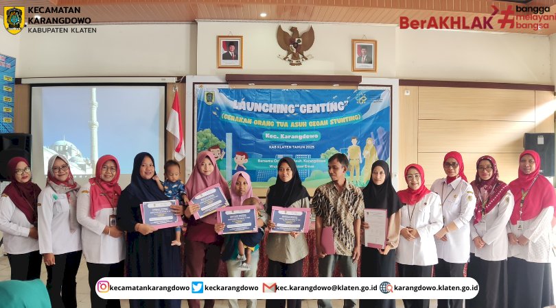 Launching “GENTING” (Gerakan  Orang Tua Asuh Cegah Stunting)